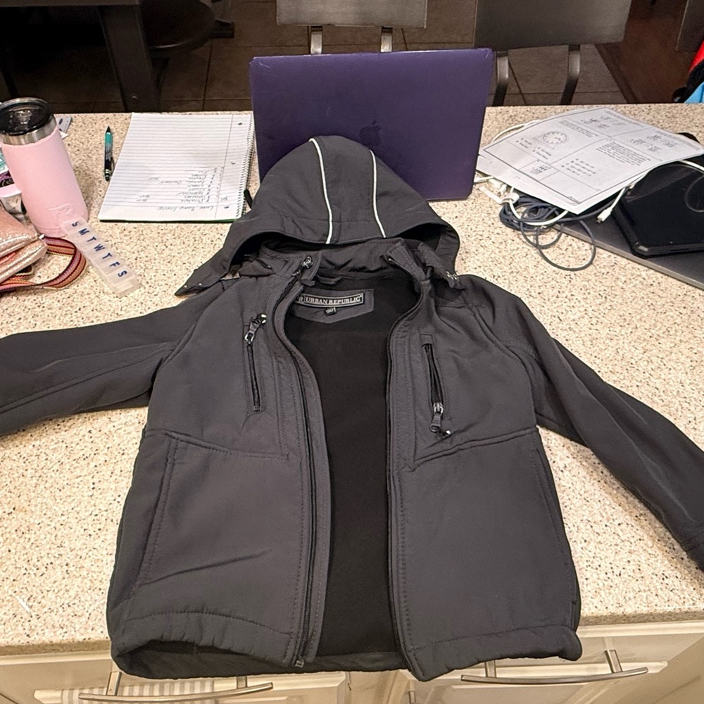 Urban Republic Charcoal Hooded Jacket